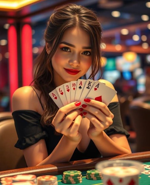 Tampilan Lucky Piggy lv8 di ponsel